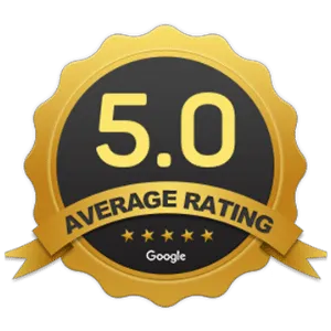 5.0 average Google rating